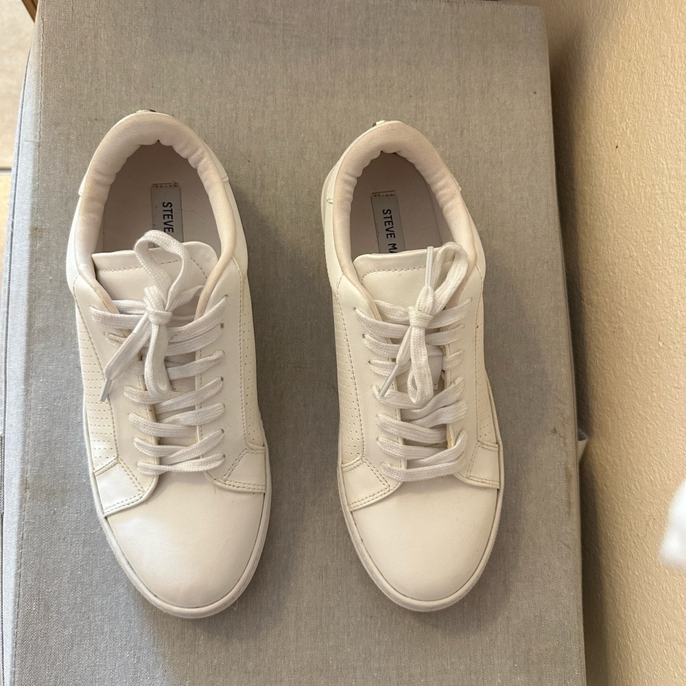 White woman’s sneakers